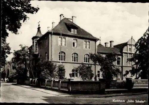 Ak Meuselwitz im Altenburger Land, Klubhaus John Schehr