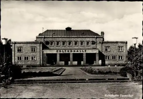 Ak Zipsendorf Meuselwitz in Thüringen, Kulturhalle