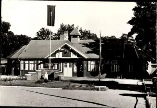 Ak Ostseebad Ahlbeck auf Usedom, Zentrales Pionierlager Boleslaw Bierut, Speisesaal