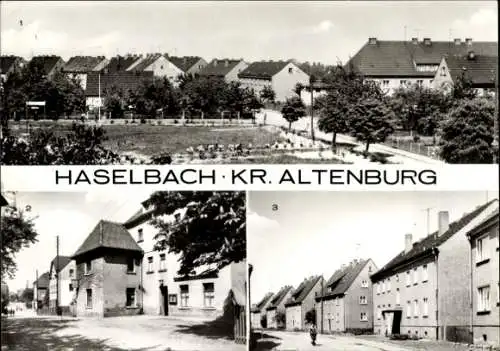 Ak Haselbach Thüringen, Platz d. Deutsch Sowjetischen Freundschaft, Altenburger Straße