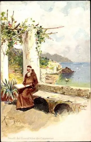 Künstler Litho Ricciardi, Amalfi Campania, dal Grand Hotel dei Cappuccini