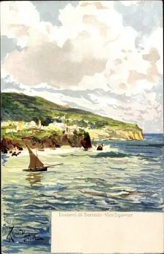 Künstler Litho Ricciardi, Sorrento Campania, Vico Equesne