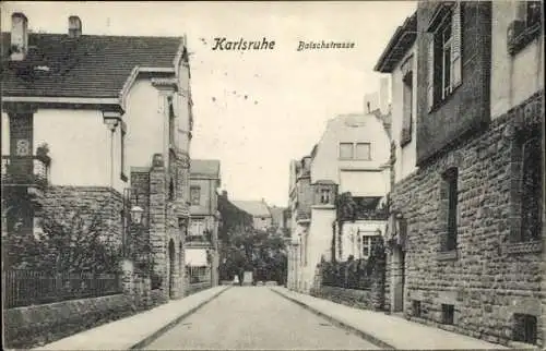 Ak Karlsruhe in Baden, Baischstraße