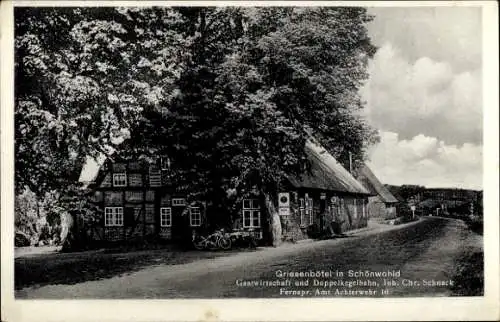 Ak Schönwohld Achterwehr in Holstein, Gastwirtschaft Griesenbötel