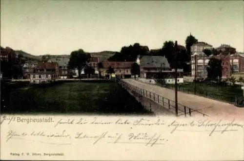 Ak Bergneustadt im Bergischen Land, Teilansicht