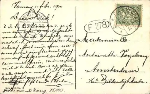 Ak Farman-Doppeldecker, Flugzeug, Flugpionier