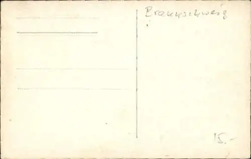 Foto Ak Braunschweig, Deutsche Soldaten in Uniform, 3. Rekr. Korp. 11. Comp. Inf. Regt. 92