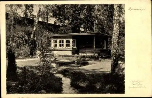 Ak Hannover, Jahresschau Deutscher Gartenkultur 1933, Wochenendhaus in der Heide