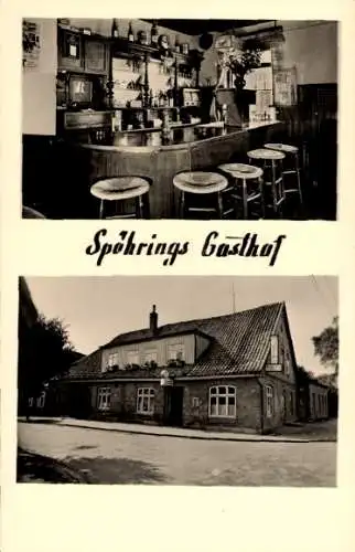 Foto Ak Visselhövede in Niedersachsen, Spöhrings Gasthof