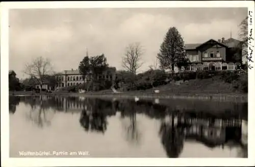 Ak Wolfenbüttel in Niedersachsen, am Wall, Gaststätte Kaffeehaus, Inh. Walter Heinemann