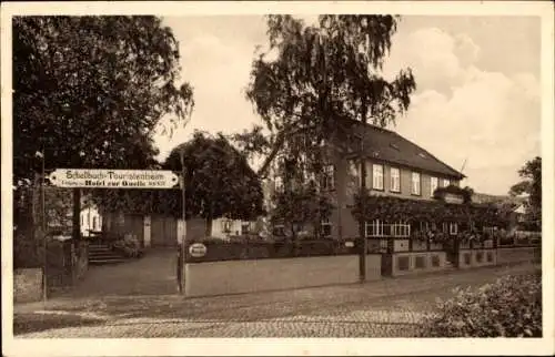 Ak Bad Harzburg am Harz, Schellbach's Hotel zur Quelle