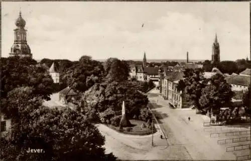 Ak Jever in Oldenburg Friesland, Teilansicht