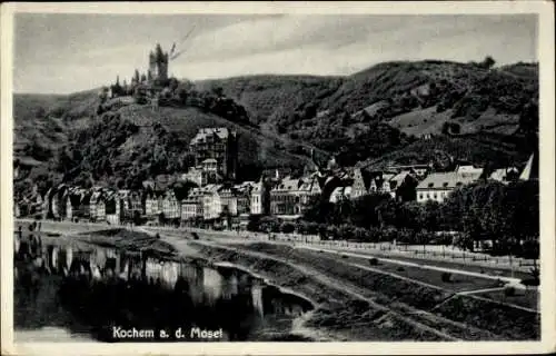 Ak Cochem an der Mosel, Teilansicht