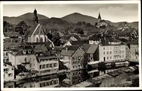 Ak Gernsbach im Murgtal Schwarzwald, Teilansicht