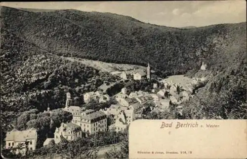 Ak Bad Bertrich an der Mosel Eifel, Blick von Westen