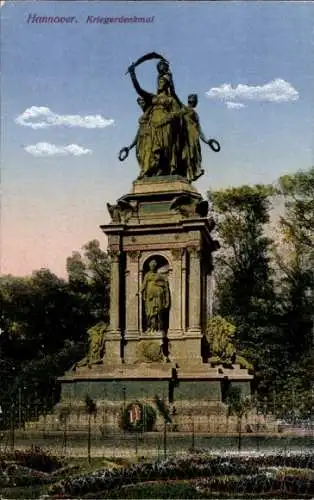 Ak Hannover in Niedersachsen, Kriegerdenkmal