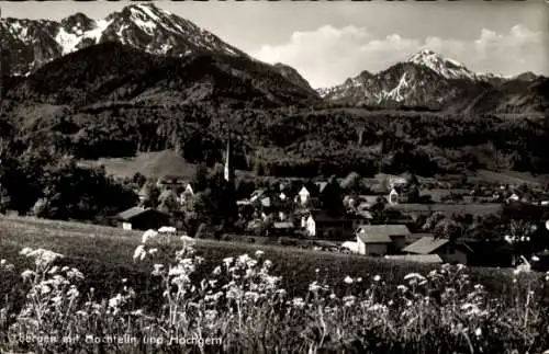 Ak Bergen im Chiemgau in Oberbayern, Hochfelln, Hochgern