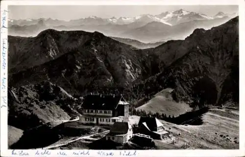 Ak Spitzingsee Schliersee in Oberbayern, Rothwand, Rotwand, Rotwandhaus, Großenvenediger
