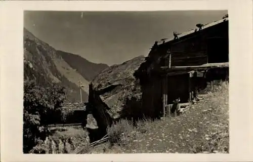 Foto Ak Traunstein in Oberbayern, Almhütte