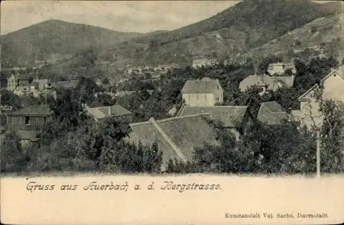 Ak Auerbach Bensheim an der Bergstraße Hessen, Gesamtansicht