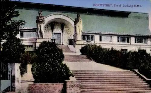 Ak Darmstadt in Hessen, Ernst Ludwig Haus