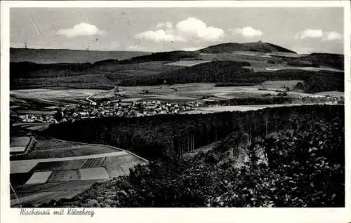 Ak Rischenau Lügde im Weserbergland, Köterberg, Panorama