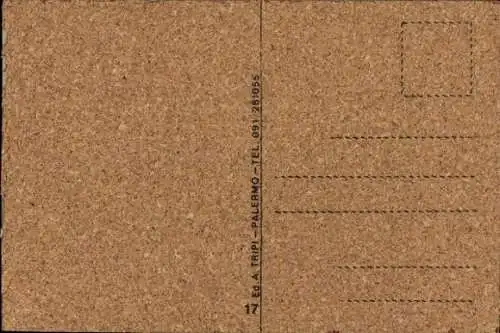 Leder Ak Monreale, Jesus-Porträt