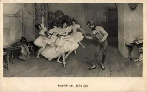 Ak Danse au Theatre, Tanzende Frauen