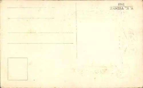 Präge Passepartout Ak Jagdgesellschaft, Reiter