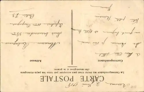 Präge Passepartout Ak Liebespaar, Pferd