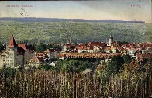 Ak Lörrach in Baden, Gesamtansicht, Städtische Realschule