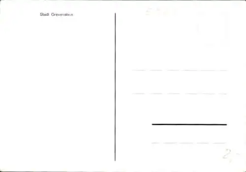 Ak Grevenstein Meschede im Sauerland, Teilansicht