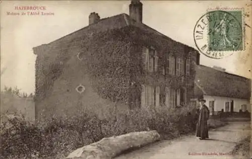 Ak Hazebrouck Nord, Maison de l'Abbe Lemire