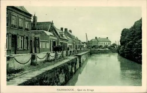 Ak Hazebrouck Nord, Quai du Rivage