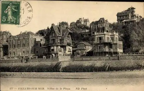 Ak Villers sur Mer Calvados, Villas de la Plage