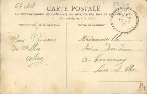 Ak Villers sur Mer Calvados, Strand, Kinder