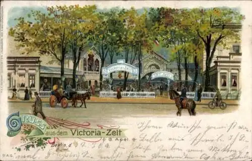 Litho Berlin Tiergarten, In den Zelten, Victoria-Zelt, Inh. Carl Apel