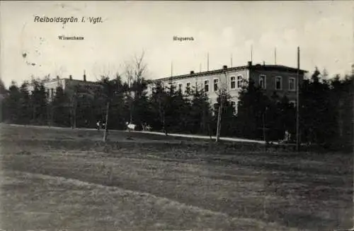 Ak Bad Reiboldsgrün Auerbach im Vogtland, Wiesenhaus, Hugosruh