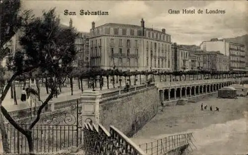 Ak Donostia San Sebastian Baskenland, Gran Hotel de Londres