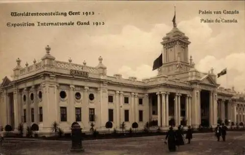 Ak Gent Gent Ostflandern, Internationale Ausstellung 1913, Palais du Canada