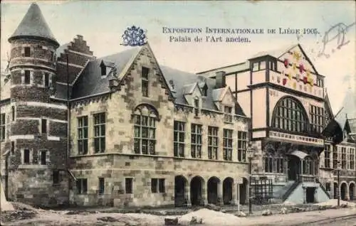 Ak Lüttich Lüttich Wallonien, Internationale Ausstellung 1905, Palast der antiken Kunst