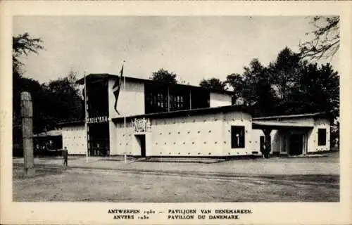 Ak Antwerpen Flandern, Weltausstellung 1930, Der dänische Pavillon