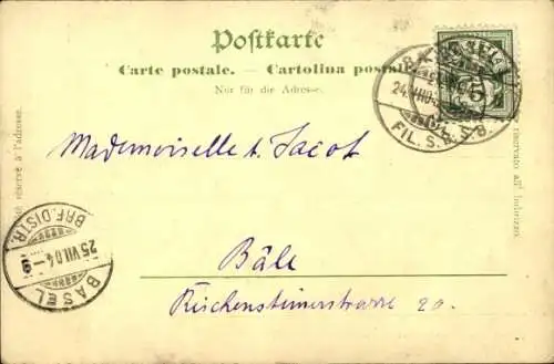 Ak Basel Bâle Stadt Schweiz, Pfalz, Münster