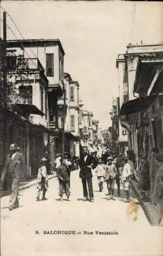 Ak Saloniki Thessaloniki Griechenland, Venizelos-Straße