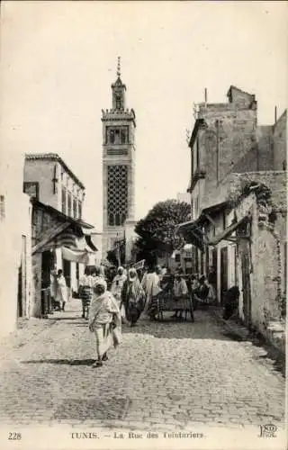 Ak Tunis Tunesien, Rue des Teinturiers