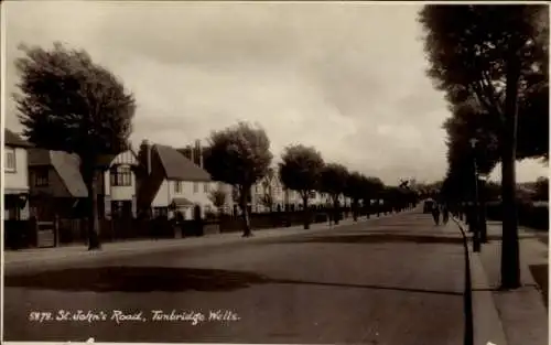 Ak Tunbridge Wells Kent England, St. John's Road