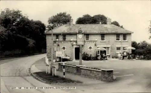 Ak Grantchester Cambridge Ostengland, Die Rose und die Krone