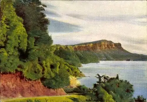 Ak Neuseeland, Lake Waikaremoana, Panekire Bluff