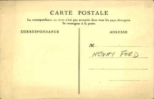 Ak Automobil Ford, la 10 millionieme voiture sortie des usines 1924, premiere voiture 1903