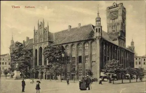 Ak Toruń Thorn Westpreußen, Rathaus